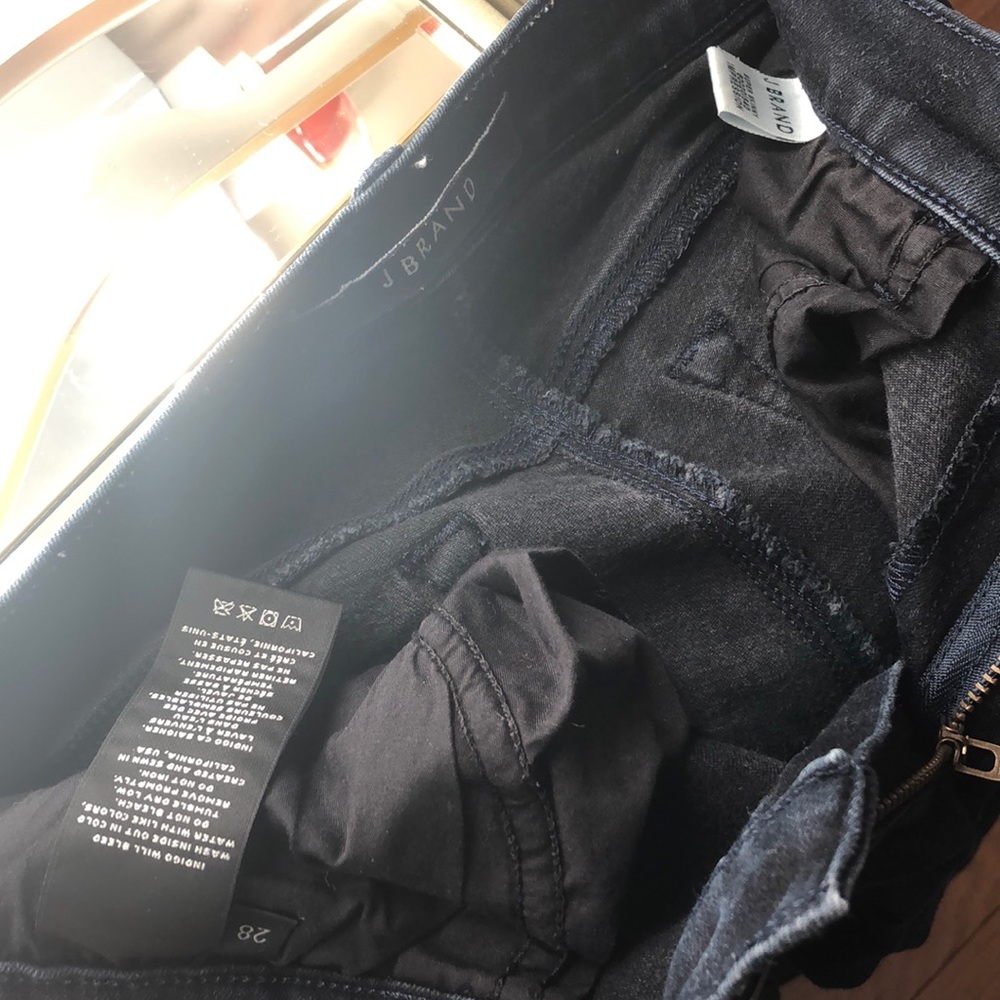JBrand Dark Navy Denim Super Skinny Impression 28 - Picture 8 of 8